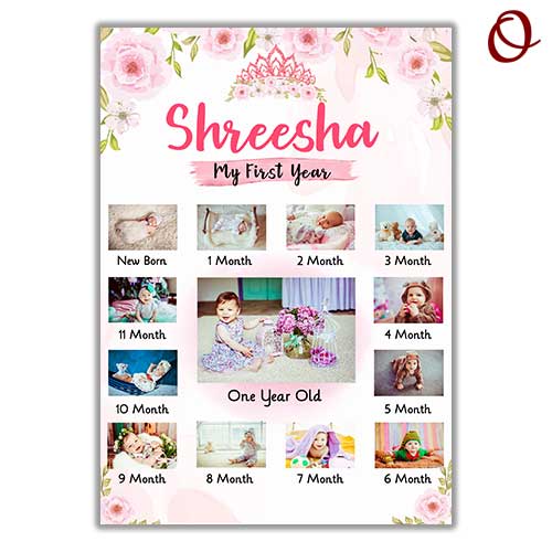 FirstYearPhotoCollageFrame|PrincessTheme