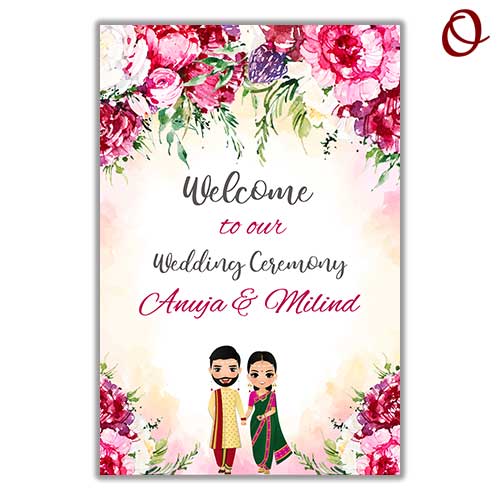 WeddingWelcomeSignBoard